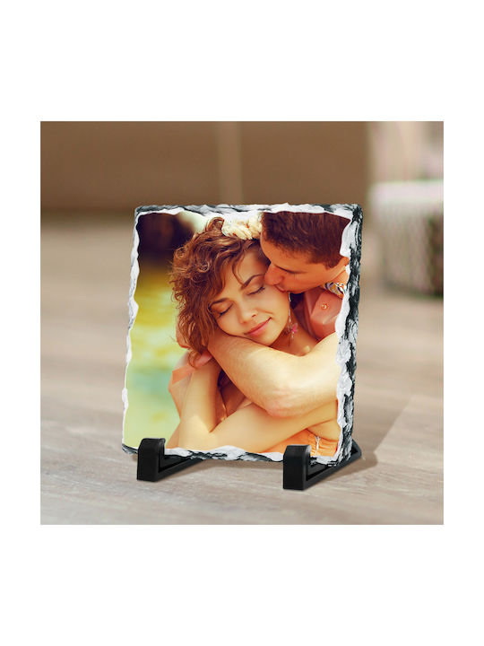 Stone Frame Valentine's Square-15x15cm Petres S...