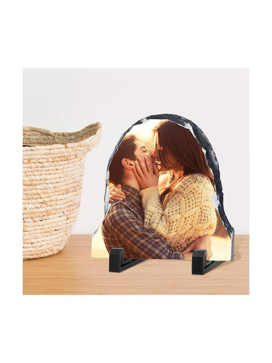 Stone Frame Valentine's Day Embracing Couple-15...