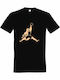 T-Shirt Unisex "Air Dude Big Lebowski Lustiger Dude Air Jordan" Schwarz