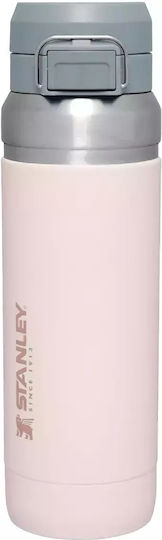 Stanley Go Quick Flip Bottle Thermos Stainless Steel BPA Free 1.06lt Rose Quartz