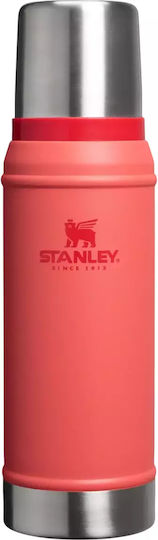 Stanley Classic Legendary Μπουκάλι Θερμός Ανοξείδωτο BPA Free 750ml Hot Coral