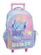 Gim Stitch Ghiozdan Școlar Troler Pentru Școala Primară Stitch Gen Z 27 Litri