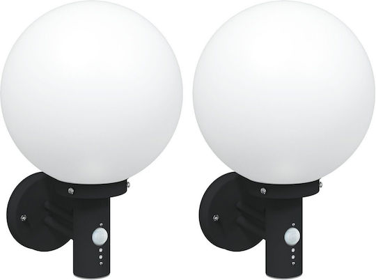 vidaXL Wall-Mounted Outdoor Light LED IP44 28x25x38εκ.