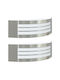vidaXL Επιτοίχιο Εξωτερικό Φωτιστικό LED IP44