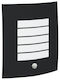 vidaXL Wall-Mounted Outdoor Lighting E27 IP44 23.5x9x26cm