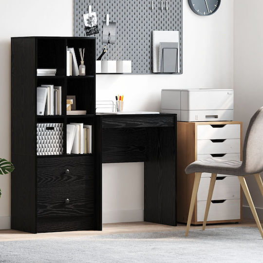 Schreibtisch Holz Black Oak 60x40x76cm