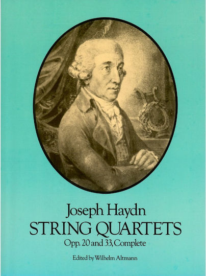 Dover Publications Haydn Joseph String Quartets Opp.20 33 Full Score