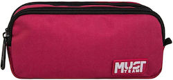 Must Team Pencil Case Barrel with 2 Compartment...
