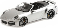 1/18 Porsche 911 992 Turbo S Cabriolet 2020 Silver Sealed Body