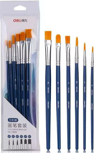 Πινέλα Deli Arte Nuevo Σετ 6 Τεμαχίων 73885
