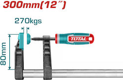 Total Επαγγ Σφιγκτηρας Μαραγκων 80 Χ 300mm Tht1320801 Total Επαγγ Σφιγκτηρας Μαραγκων 80 Χ 300mm Tht1320801