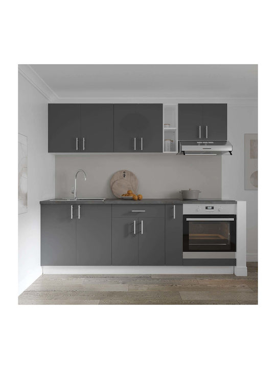Jolly Floor Cabinet with Countertop Anthracite/...