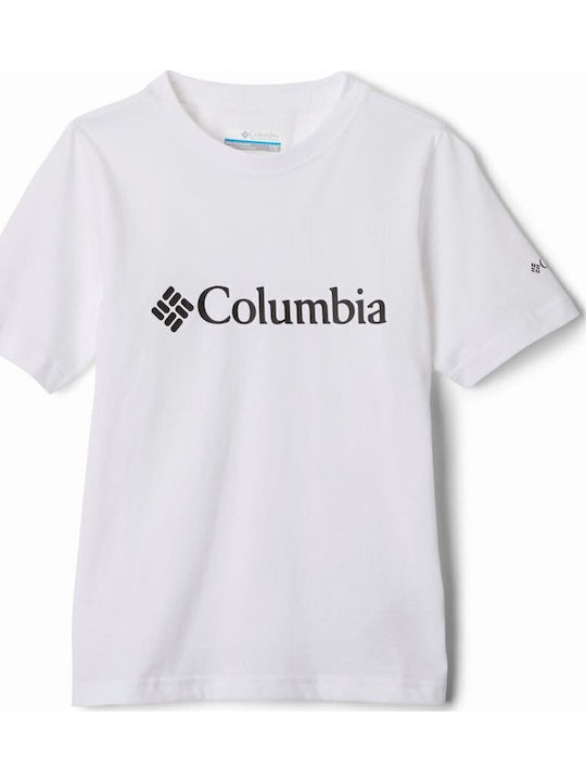 Columbia Tricou pentru copii Alb Valley Creek
