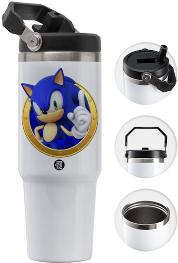 Koupakoupa Sonic The Hedgehog Бутилка Термос Неръждаема Стомана 890ml Кафяв