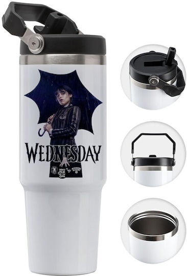 Koupakoupa Wednesday Rain Μπουκάλι Θερμός Ανοξείδωτο 890ml Wednesday Rain