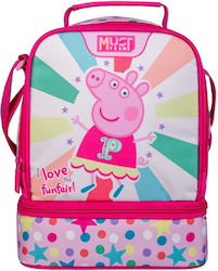 Peppa Pig Schultertasche für Lebensmittel Mehrfarbig 22x16x28cm