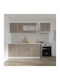 Επιδαπέδιο Ντουλάπι Dark Sonoma Oak/white 80x50x80εκ.