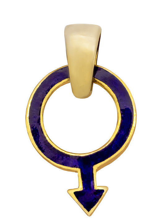 Savvas Design Charm από Χρυσό 14Κ