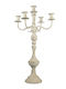 Zen Collection Kerzenhalter Metall in Beige Farbe 38.5x38.5x38.5cm 1Stück