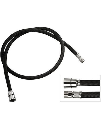 Kitchen Spiral Nylon 30 Bar Black 1/2 Conical x 15x1 Male 200cm