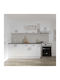 Επιδαπέδιο Ντουλάπι με Πάγκο Εργασίας White 80x50x80εκ.