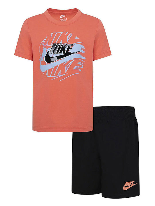 Nike Σετ Καλοκαιρινό 2τμχ Πορτοκαλί On The Move