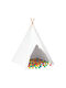 vidaXL Kids Indian Teepee Play Tent Orange