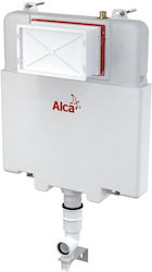 Alcaplast Wall Mounted Plastic Low Pressure Rectangular Toilet Flush Tank
