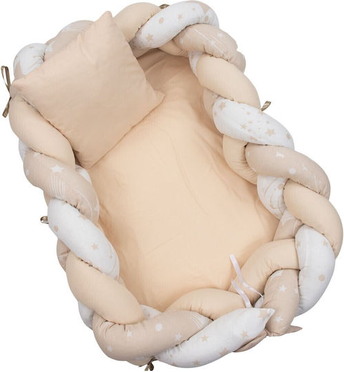 Kamtex Baby Бебешка възглавница-гнездо Beige 45x70бр