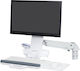 Ergotron Sit-stand Βάση Γραφείου Πληκτρολογίου με Βραχίονα Λευκή 45-266-216