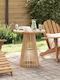 Garden & Terrace Table for Small Outdoor Spaces from Teak Brown 70x70x75cm