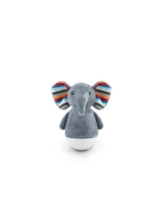Zazu Nursery Night Light Elly The Elephant Usb Gray With Sensor