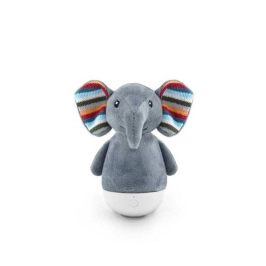Zazu Nursery Night Light Elly The Elephant Usb Gray With Sensor