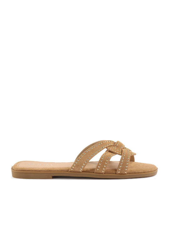 Fshoes Γυναικεία Σανδάλια Καφέ