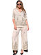 Women's Olive Set with Pants with Elastic