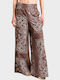Damen Stoffhose in Lose Passform Braun