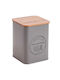 Oriana Ferelli Sugar Jar with Metallic Grey Lid 10x10x13.5cm 1 Piece
