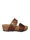 Anatomic Women's Leather Platform Shoes Brown