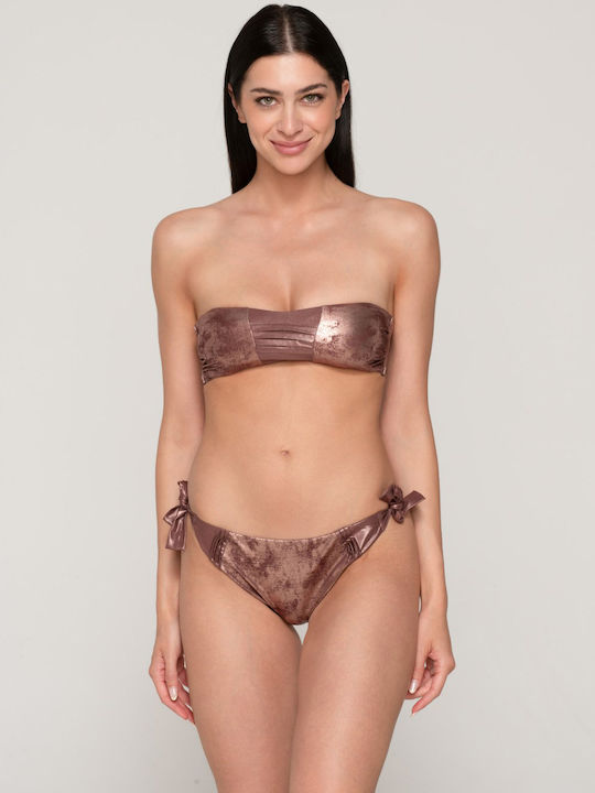 Luna Bikini Slip Coffee