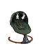 Bebe Stars Electric Baby Relax Swing Fluffy with Music and Vibration Forest Green for Child up to 9kg