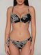 Bikini Slip with Ties Black