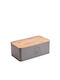 Oriana Ferelli Brotkasten mit Deckel Metallisch Gray 42.3x23x12.7cm