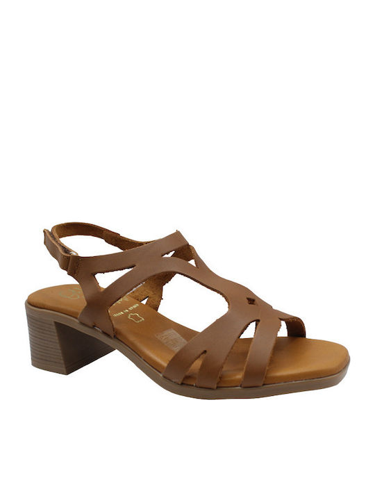 Oh My Sandals Πέδιλα Καφέ