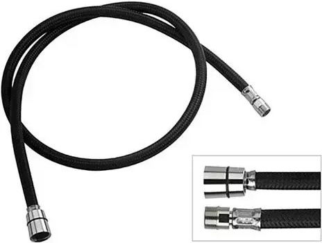 Σπιραλ Κουζινας Nylon 30 Bar Μαυρο 3/8 Θηλ Χ 1/2 Κωνικο 200cm