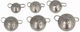 Golden Catch Tungsten Dismountable Sinker Set Natural 1-5g