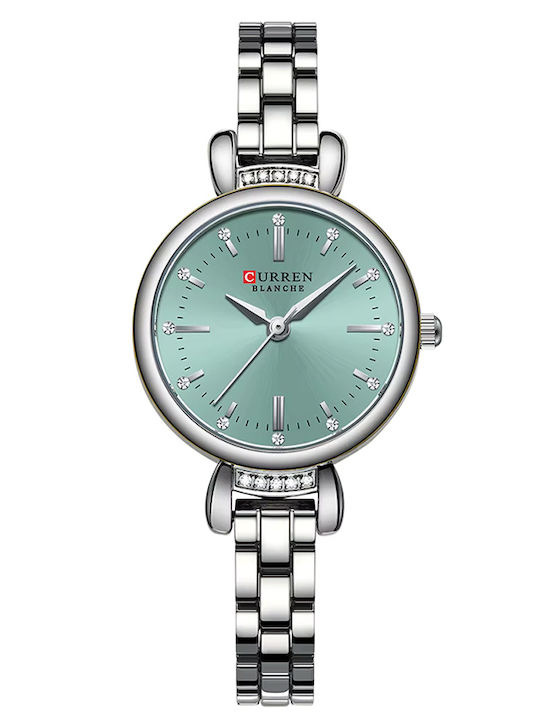 Curren Women's Watch with Silver Metal Bracelet