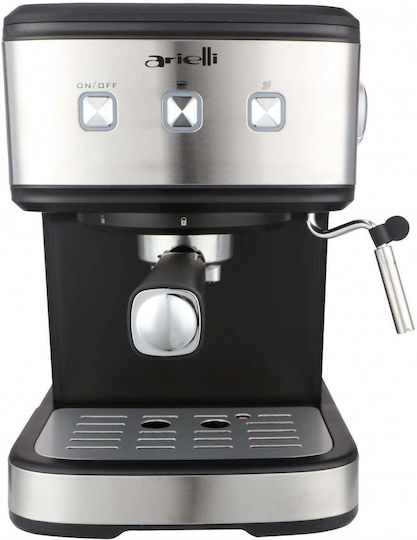 Arielli Mașină de Espresso 1100W Presiune 15bar Neagră KM-490BS