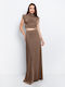 Maxi Skirt Beige
