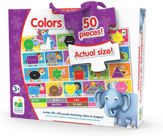 Puzzle de Podea Culori Forme Eng