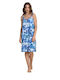 Primavera Summer Women's Nightdress Blue